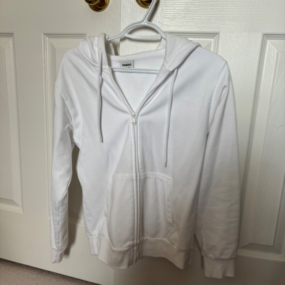 Aritzia Sunday Best Zip Up Hoodie - Picture 2 of 2